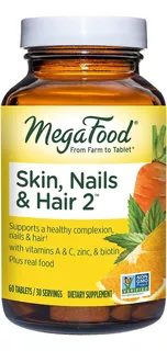 Megafood | Skin, Nails And Hair 2 | 60 Tablets