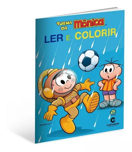 Livro Infantil de Colorir Carregue-me Turma da Mônica