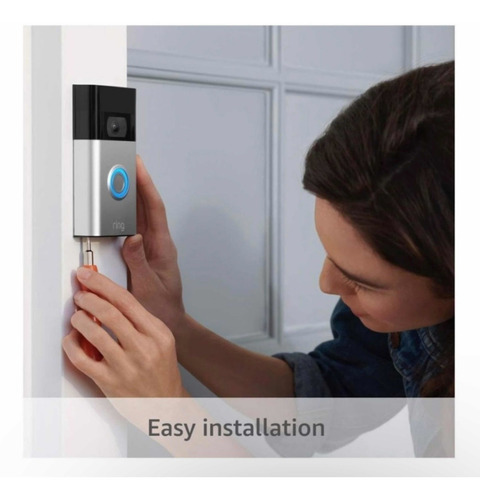 Imagen 4 de 9 de Timbre Ring Video Doorbell 2 Instalación Fácil Batería Wifi
