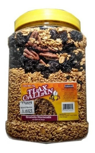 Granola Artesanal Natural Con Nuez Y Pasas Tlaxcallan 1kg