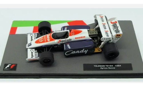 Altayaa F1 1:43 Toleman. Tg184 Ayrton Senna - 1984 Multicolor