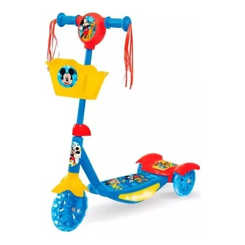 Monopatin Mickey Mouse 3 Ruedas Con Luces Y Sonido