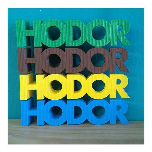 Imagem 2 de 3 de Peso De Porta Hodor Modelo 1 Segura Aparador Game Of Thrones