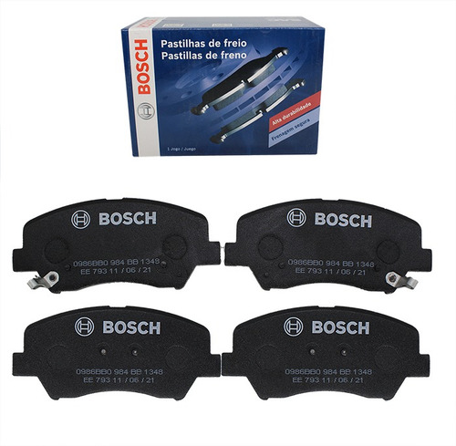 Jogo Pastilha Freio Dianteira Hb20s 1.6 2015 Original Bosch