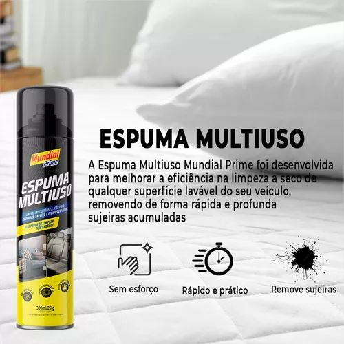 Spray Espuma Limpia Tapizado Alfombra Aroma Lavanda 300ml S0
