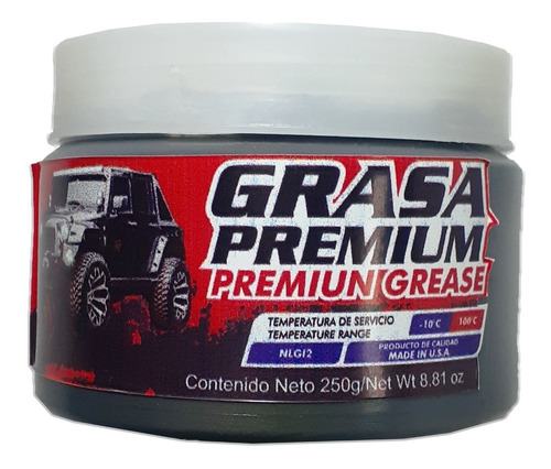 Grasa Premium Grafitada Americana 250gr