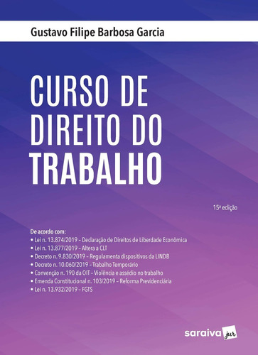 Curso De Direito Do Trabalho 2020 - Gustavo Filipe Barbosa