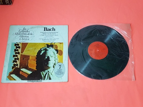 Acetato Los Grandes Maestros De La Musica Clasica Bach Vinil