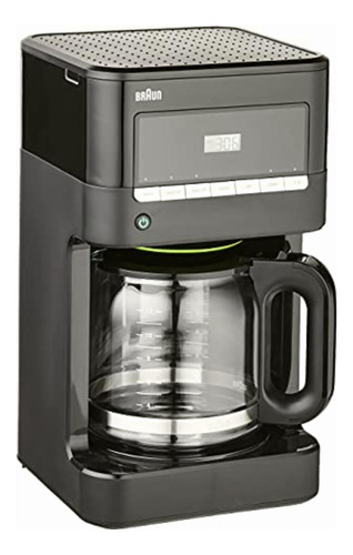 Braun Kf7000bk Cafetera Goteo Brewsense 12 Copas Color Negro