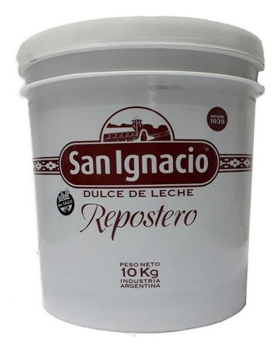 Dulce De Leche Repostero San Ignacio 10kg