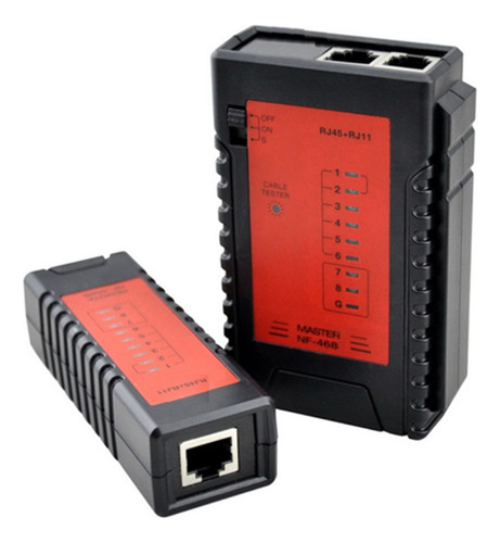 Probador De Cables Ethernet Nf-468 De Red Lan Rj45 Rj11 Poe
