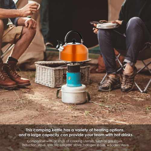 Pote De Aço Inoxidável Whistling Tea Kettle Para Fogão Fresc