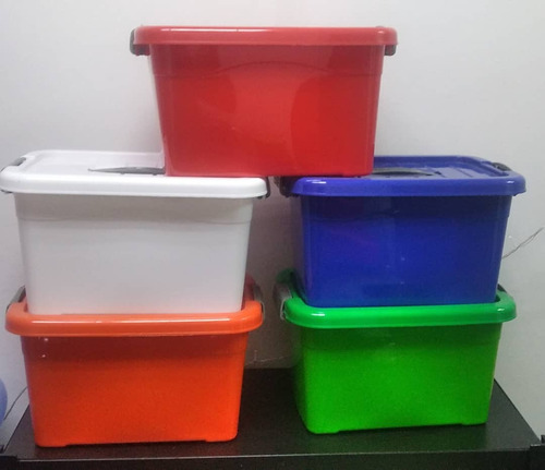 Caja Plastica Colores Multiuso 12 Lts 