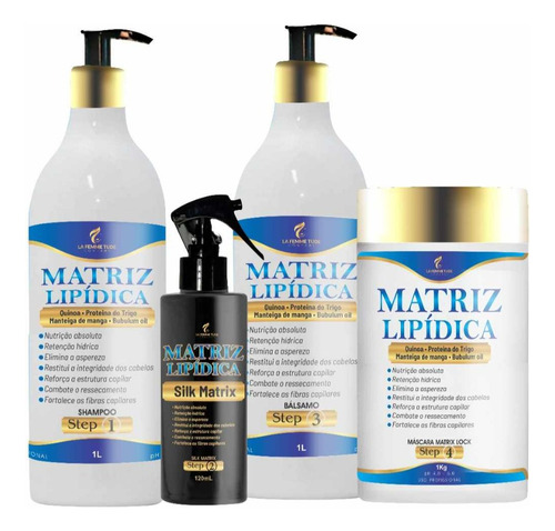Kit Matriz Lipídica Capilar, Nutrição Absoluta Profissional