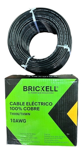 Cable N° 12 Thw Awg Pvc 100% Cobre 600v 75°c X 100mts
