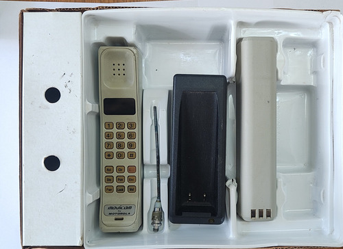 Antiguo Teléfono Celular Motorola Dynatac Beige (Usado)