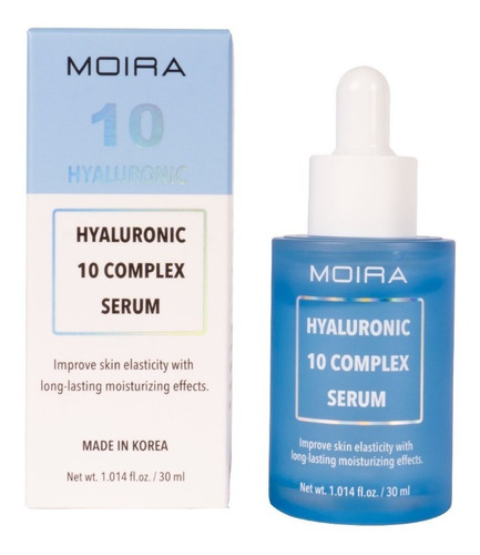 Sérum 10 Hialurónicos Hidratante Coreano Moira Cosmetics