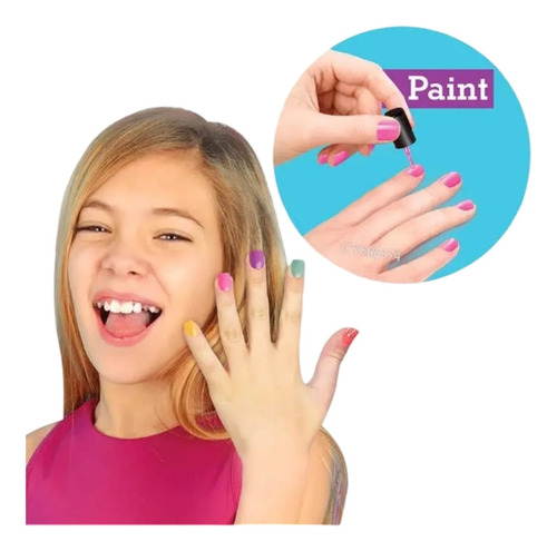Set Salón De Secado Uñas Manicure Barniz Regalo Juego Niña