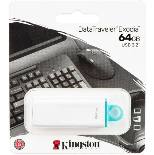 Pen Drive 64gb  Kingston  |   Datatraveler Exodia | Usb 3.2