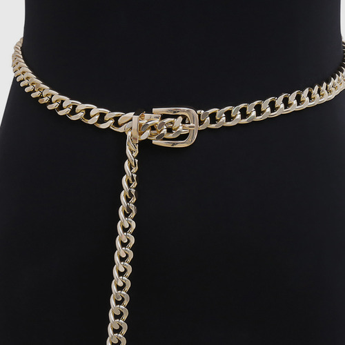 Cinto De Cintura Simple Chunky Chain Belt
