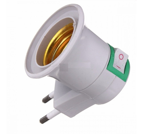 Soquete E27 Con Interruptor Y Enchufe Tipo C / Ofc
