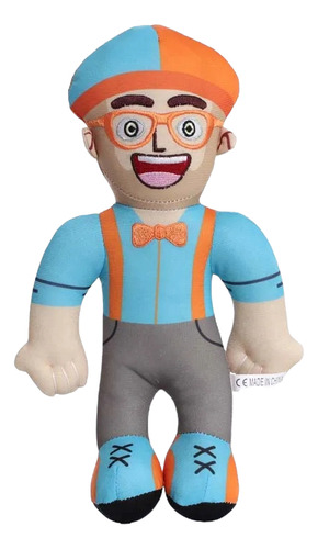 Peluche Blippi 30cm. Regalo Bebe Niña Niño. Alta Calidad.