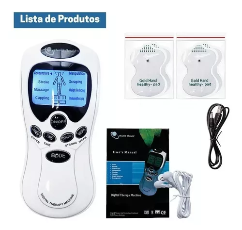 Eléctrico Aparato Fisioterapia Estimulador Muscular Acupuntura Máquina De  Terapia Digital Electroestimulador Para Cuello Pierna Espalda