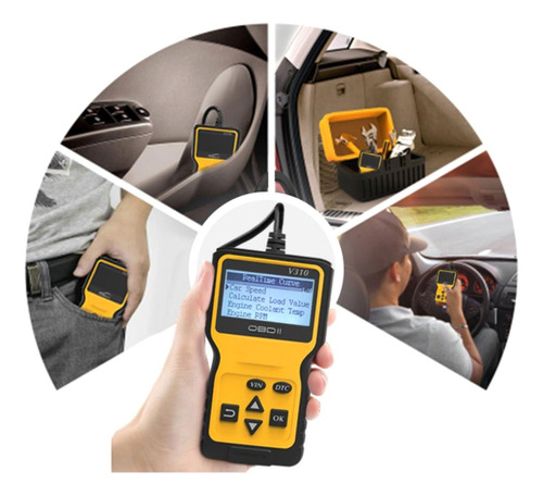 Escáner Auto Engine Lector De Códigos De Error Multilingüe D