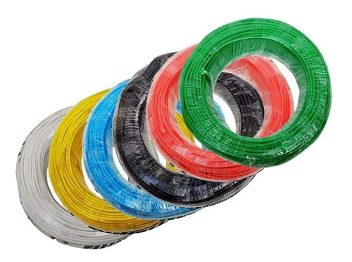 Rolo 50m Metros Cabo Flexível 10mm Fio Elétrico Com Inmetro Cor Da Cobertura Amarelo