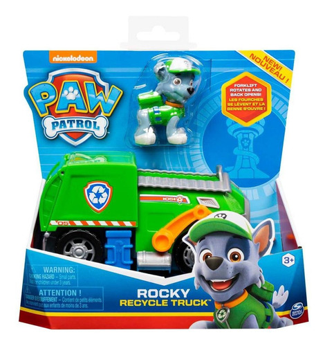 Patrulha Canina - Veiculo Com Figura - Rocky