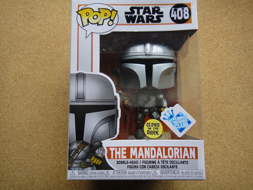 Funko Pop Mandalorian Flying With Blaster 408 Star Wars (Usado)