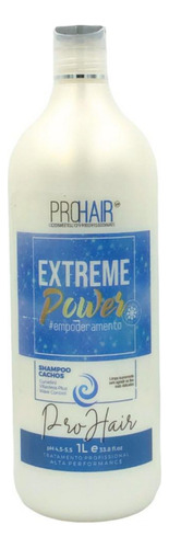 Shampoo Para Cabelos Cacheados Extreme Power 1l Prohair