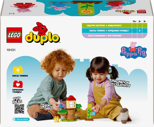 Lego® Duplo® Jardín Y Casa Del Árbol De Peppa Juguete 10431