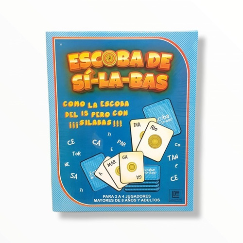 Juego De Mesa Escoba De Silabas Letras Palabras 