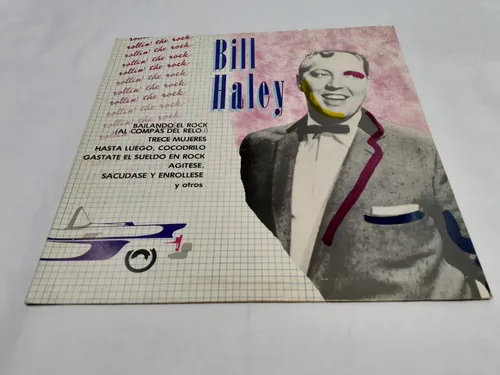 Rollin' The Rock, Bill Haley - Lp Vinilo 1985 Nacional Nm (Usado)