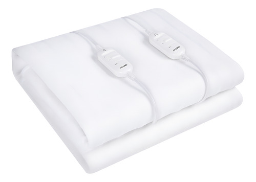 Calienta Cama 2 Plazas Allied 100% Poliéster Lavable Blanco