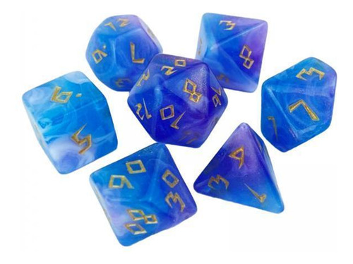 2 Juego De 7 Dados De Juego, Juguetes De Entretenimiento,