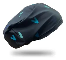 Comprar Gorro Clínico Lycra Mujer Corazones Celestes