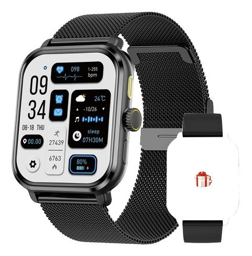 Smartwatchmujer/hombre Bluetooth Llamada Impermeable