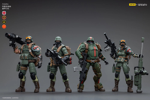 Joy Toy Ariadna 1/18 Infinity Lacrado Veteran Kazaks Gi Joe