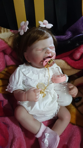 Bebê Reborn Inteira Silicone Chorona Veías Visiveis
