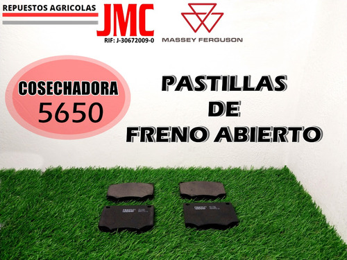 Pastillas De Freno Abierto Cosechadora 5650