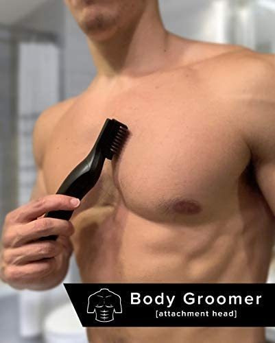 Kit De Lavagem Corporal Masculino 11 Em 1 - Sem Fio/preto