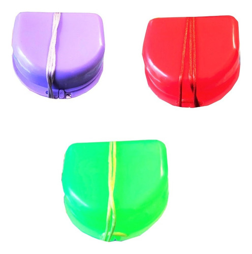 Kit De 3 Cajas De Ortodoncia Colores Neon Color Surtidos