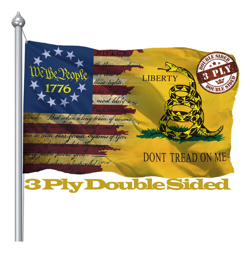 1776 Bandera De We The People De 3 X 5 Pies, Bandera De Gads