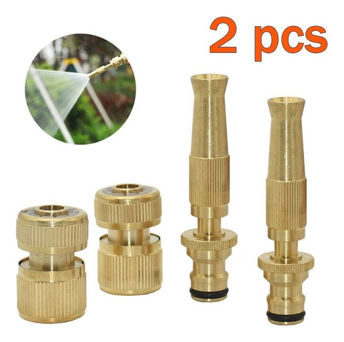 Conector De Rociador De Jardín Ajustable De Alta Presión De