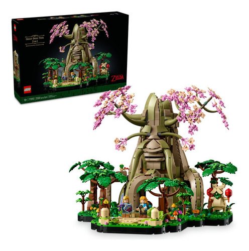 LEGO® The Legend of Zelda™ Gran Árbol Deku “2 en 1” 77092; Set de construcción de modelos con 4 minifiguras coleccionables, regalo de exhibición reconstruible para adultos