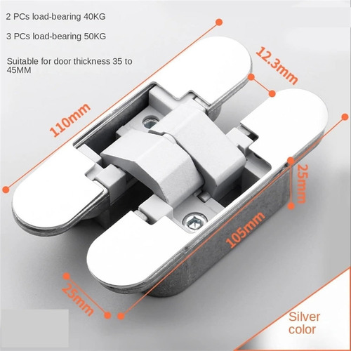 Pa Rolamento De Prata Dd I B110 40 Kg, Bisagra De Puerta
