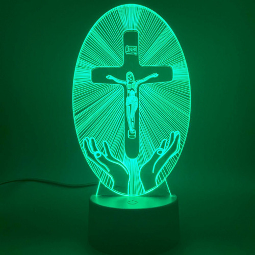 Luz Nocturna Led D Para Decoración, Lámpara De La Santísima