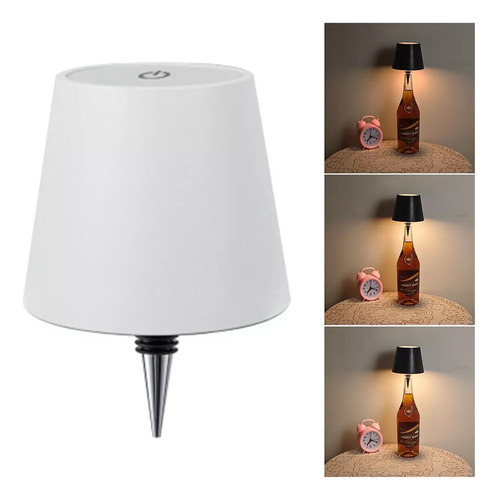 Luz Inalámbrica Recargable Para Botella De Vino De 3 Colores